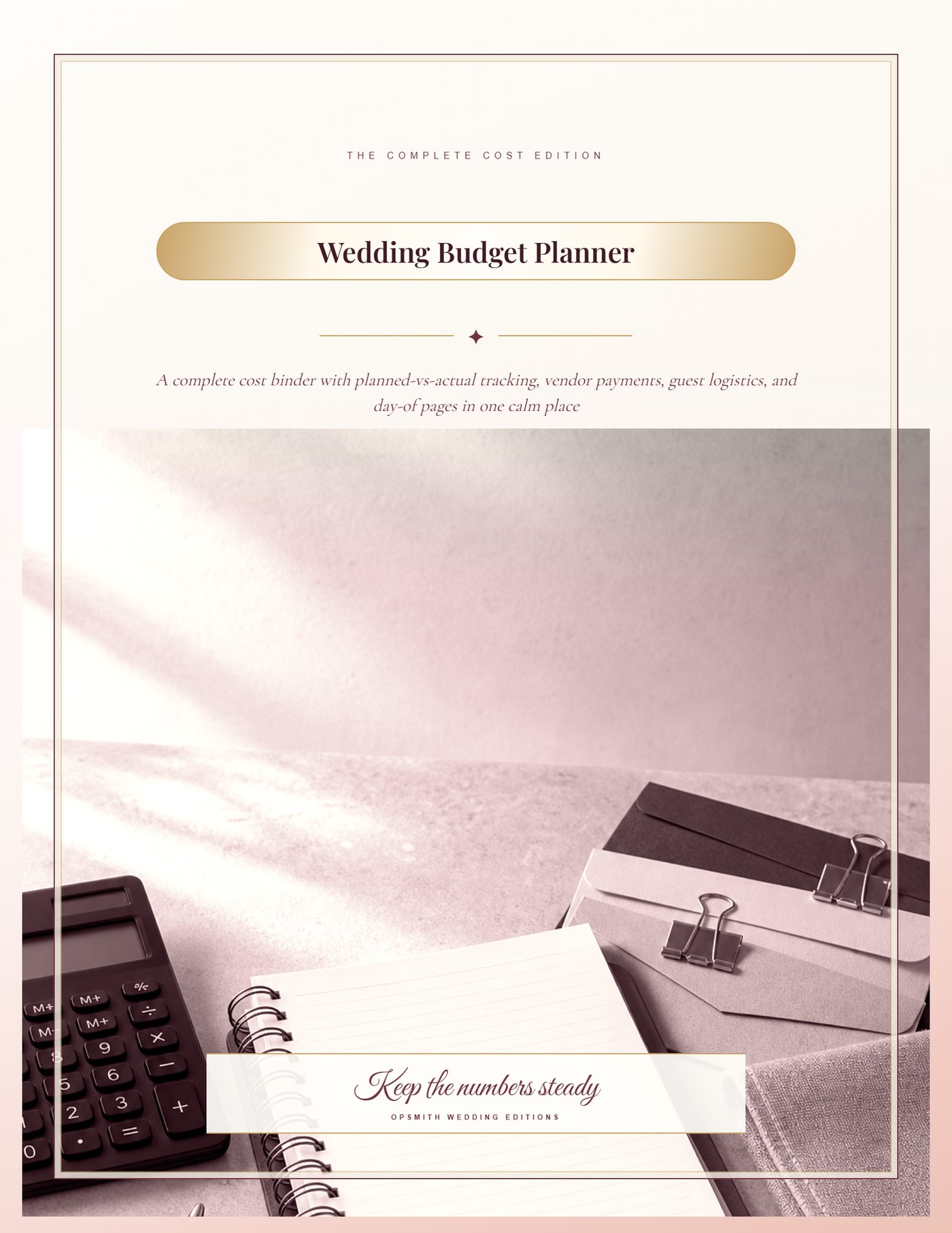 Wedding Budget Planner cover